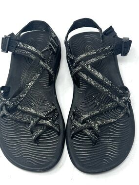 Chaco ZVOLV X2 Womens Size 10 Black Toe Loop Sport Sandals